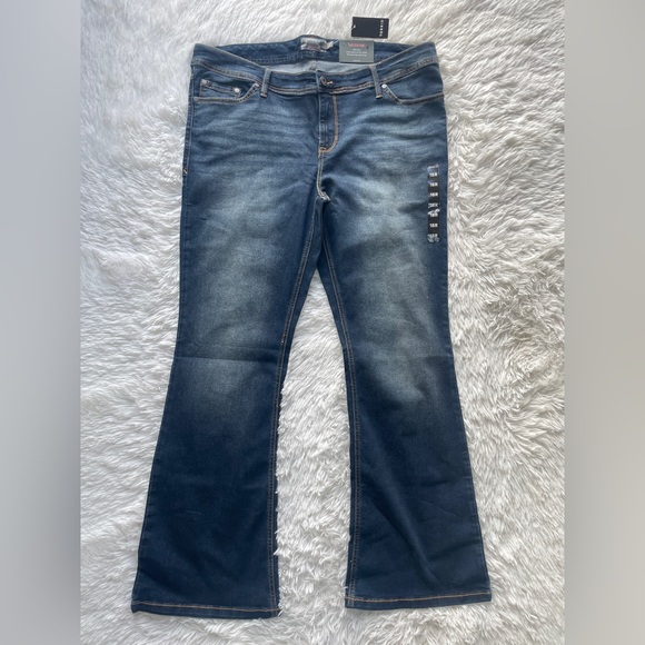 torrid Denim - Torrid Mid Rise Lux Slim Boot Cut Jeans